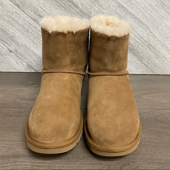 UGG | Mini Bailey Corduroy Bow In Chestnut NEW 7 - Picture 5 of 11